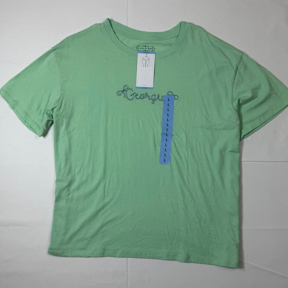 Georgia Script Tee – Women’s Size L State of Mind